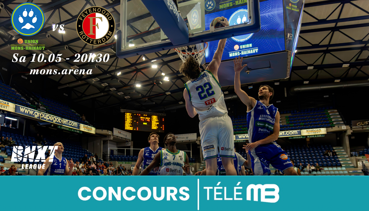 Gagnez des entrées pour le match Union Mons-Hainaut - ZZ Feyenoord Basketball