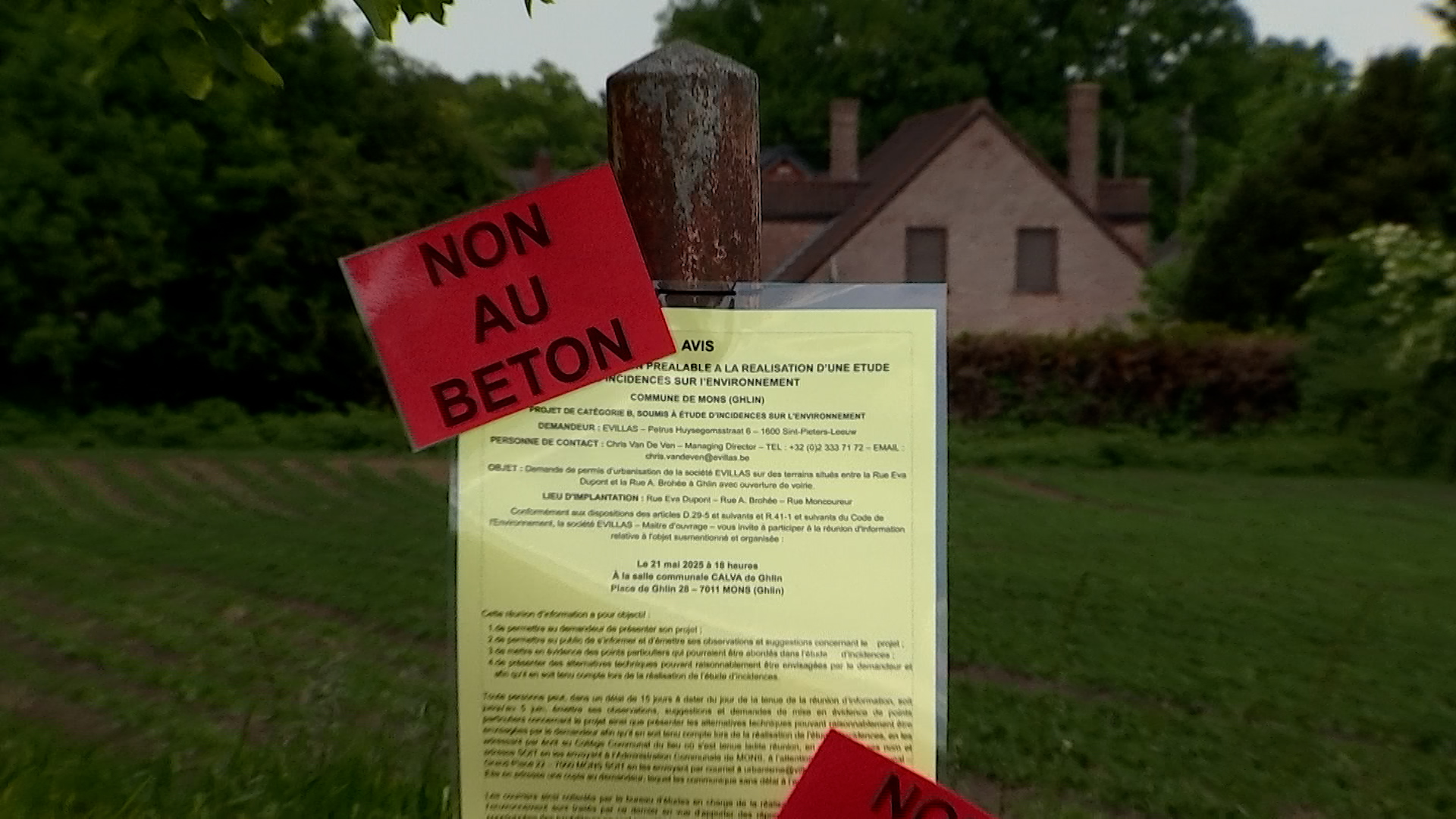 Ghlin : l'annonce d'un nouveau lotissement de 125 logements divise