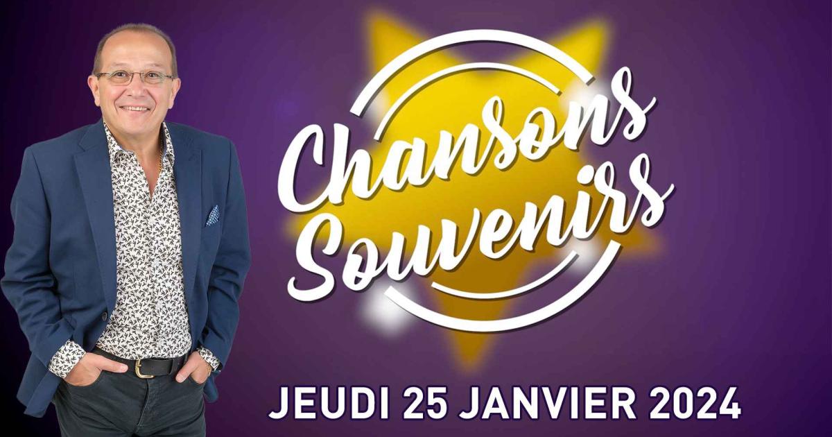 CHANSONS SOUVENIRS du 25 janvier 2024 Tele MB