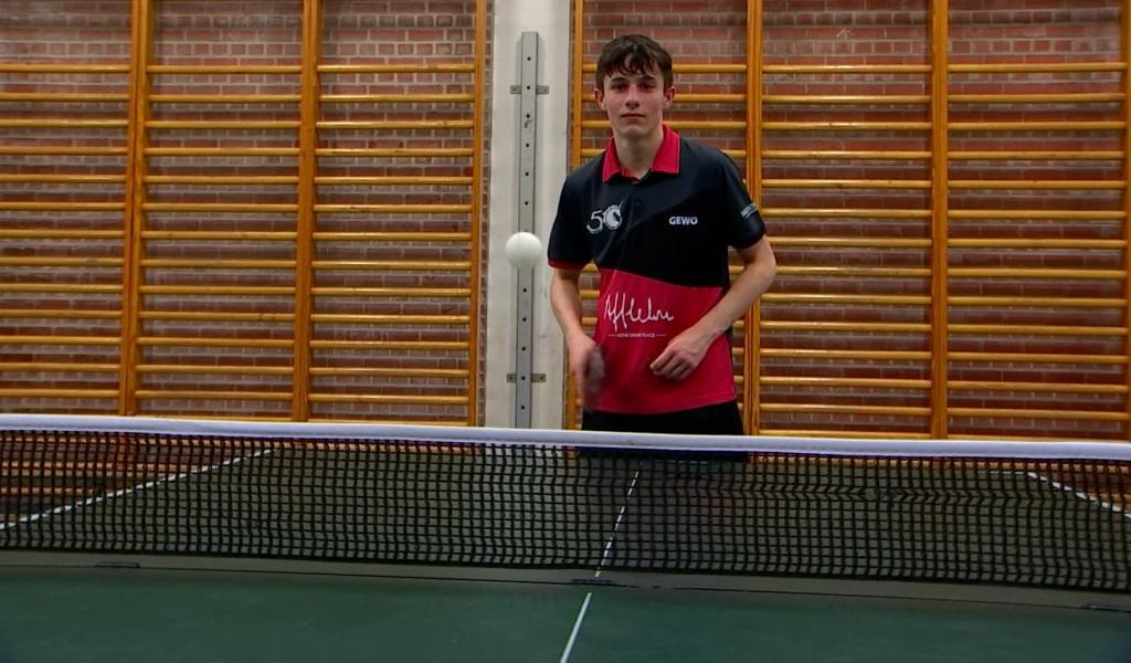 Tennis de table : Batiste Cuvelier champion de Belgique à 16 ans !