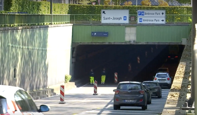 Mons - Le tunnel d'Hyon fermé durant 6 nuits en août