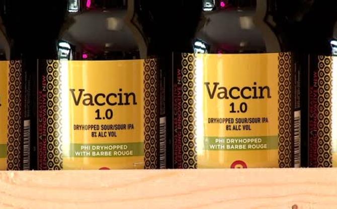 Le Vaccin: bière atypique vendue au Night-shop de Lens 