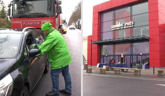 Grève du 26 novembre : les zonings et parcs commerciaux paralysés