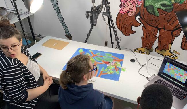 Ghlin - Des ateliers de courts métrages en stop motion au CPESM Ghlin