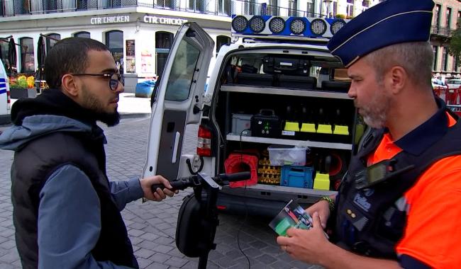 Mons - Sensibilisation à l'usage de la trottinette