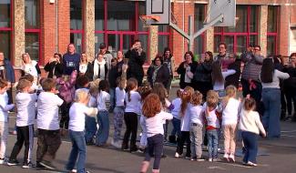 Colfontaine : un flashmob contre le harcèlement scolaire à l'école du Cambry