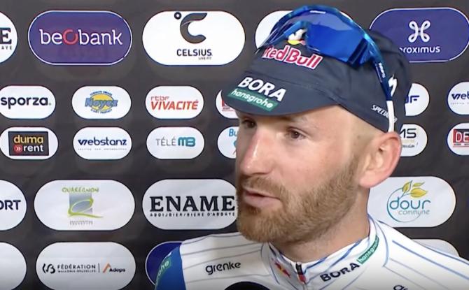 Interview de Jordi Meeus après sa victoire sur le GP Samyn 2026