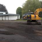Début du chantier de rénovation du parc communal de La Bouverie