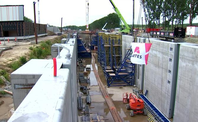 Obourg : la future  écluse ouverte aux visiteurs lors de la journée Chantiers ouverts