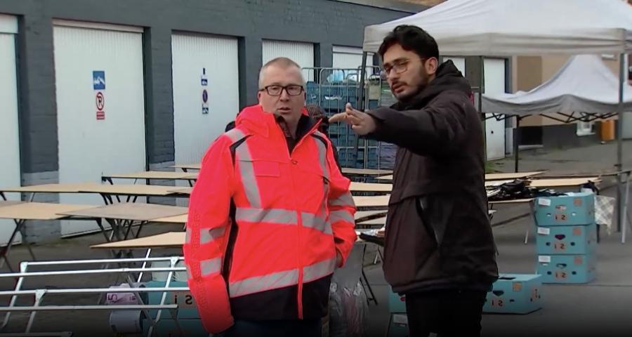 Quaregnon: le marché en mode Samyn