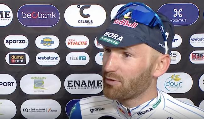 Interview de Jordi Meeus après sa victoire sur le GP Samyn 2026