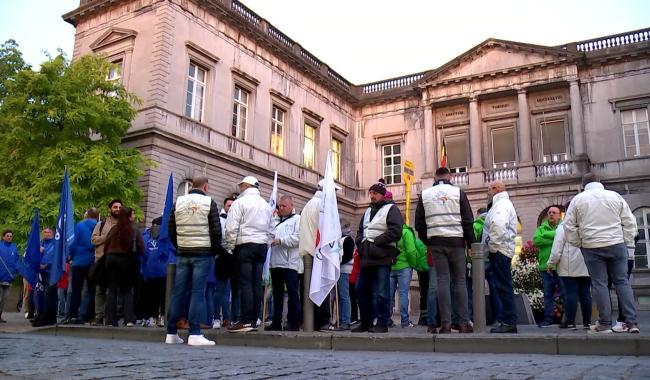 La police des cours et tribunaux dénonce l'état du Palais de Justice de Mons