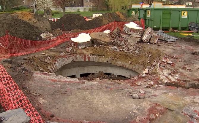 Hornu : l'ancienne crypte de la famille De Gorge découverte lors des travaux du centre-ville