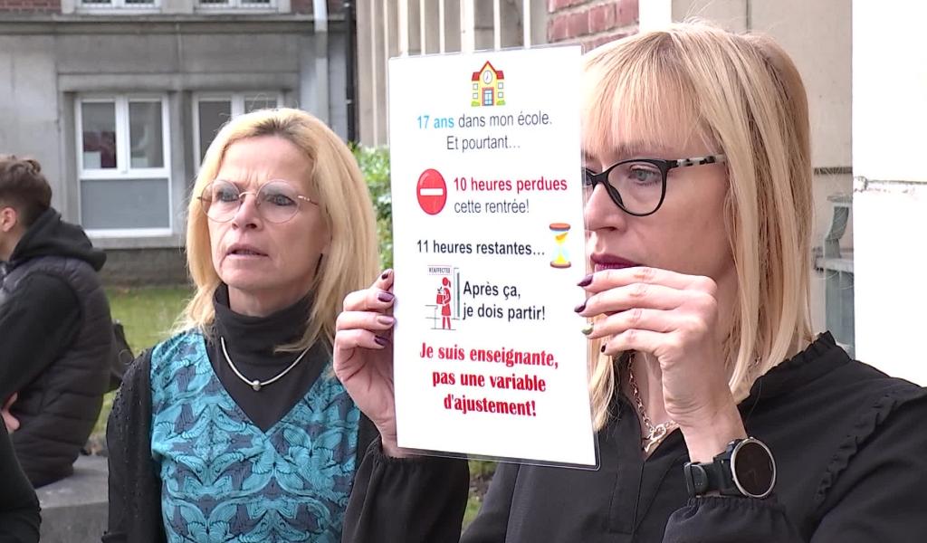 Saint-Joseph à Saint-Ghislain : les enseignants expriment leur colère