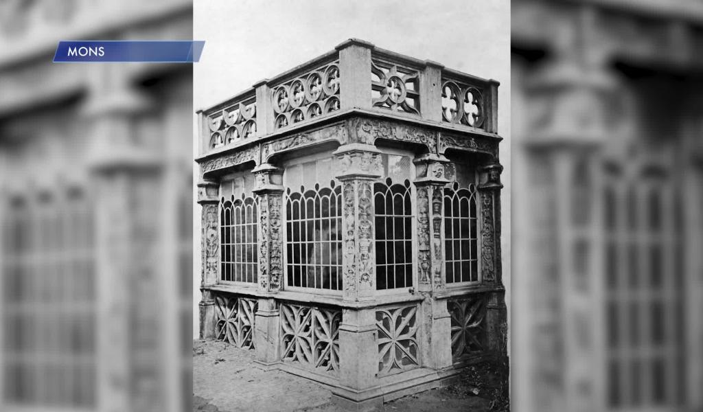 Mons - Voici le plafond du pavillon renaissance !