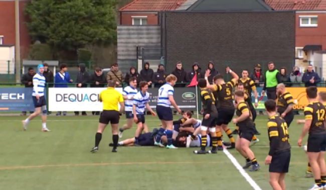 Rugby : Frameries laisse s'envoler une bonne occasion de se mettre à l'aise dans la lutte pour le maitien en d1