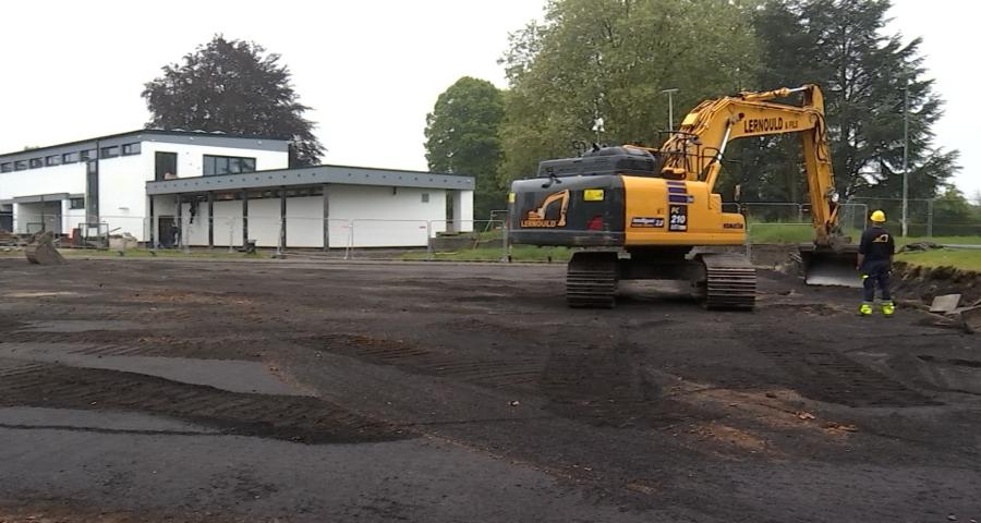 Début du chantier de rénovation du parc communal de La Bouverie