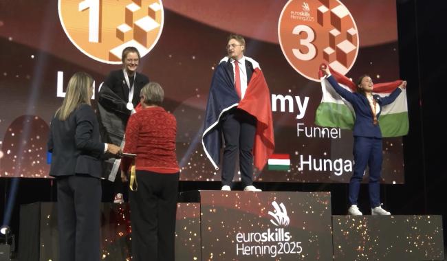 Euroskills : Sophie Vergari, de Nimy, médaillée d'argent en infographie !