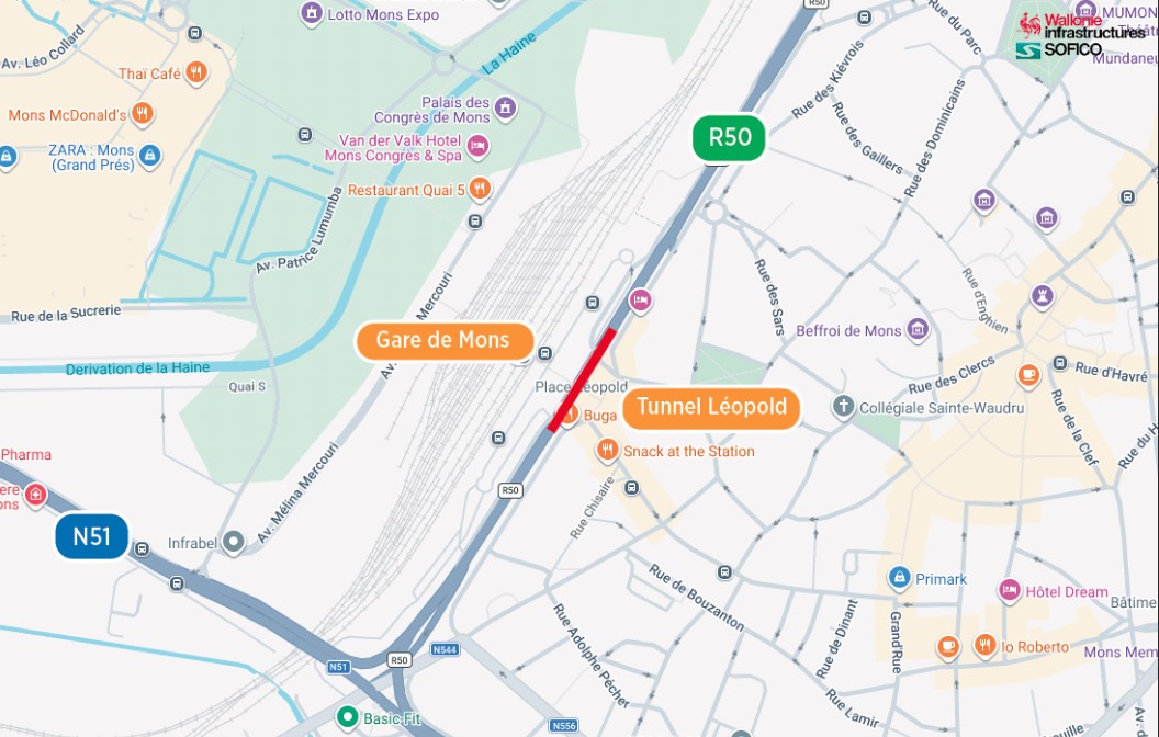 travaux sur R50 dès Lundi