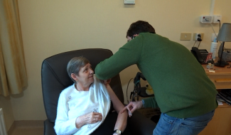 Les vaccinations ont commencé au Foyer Notre-Dame de la paix à Audregnies