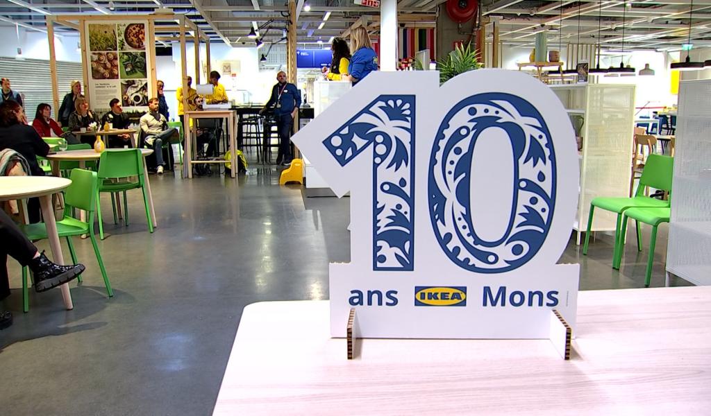 Ikea célèbre ses 10 ans de présence à Mons