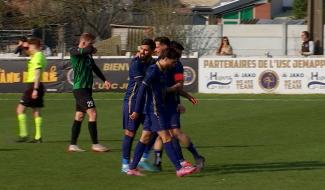 FOOT (P1) : L'USC Jemappes s'offre un précieux succès face à Néchin ! (2-1)