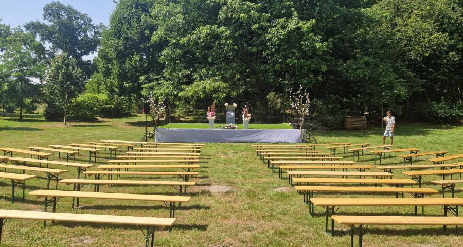 Le Château de Boussu, nouveau lieu central des fêtes scolaires de l’entité