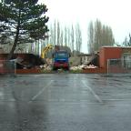 La démolition du hall omnisports de Flénu a démarré