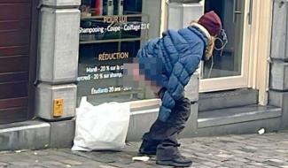 Interdiction de lieu pour la personne qui a fait ses besoins en rue