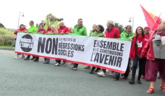 Manifestation à Namur : travailleurs et syndicats disent « NON aux politiques de régressions sociales »