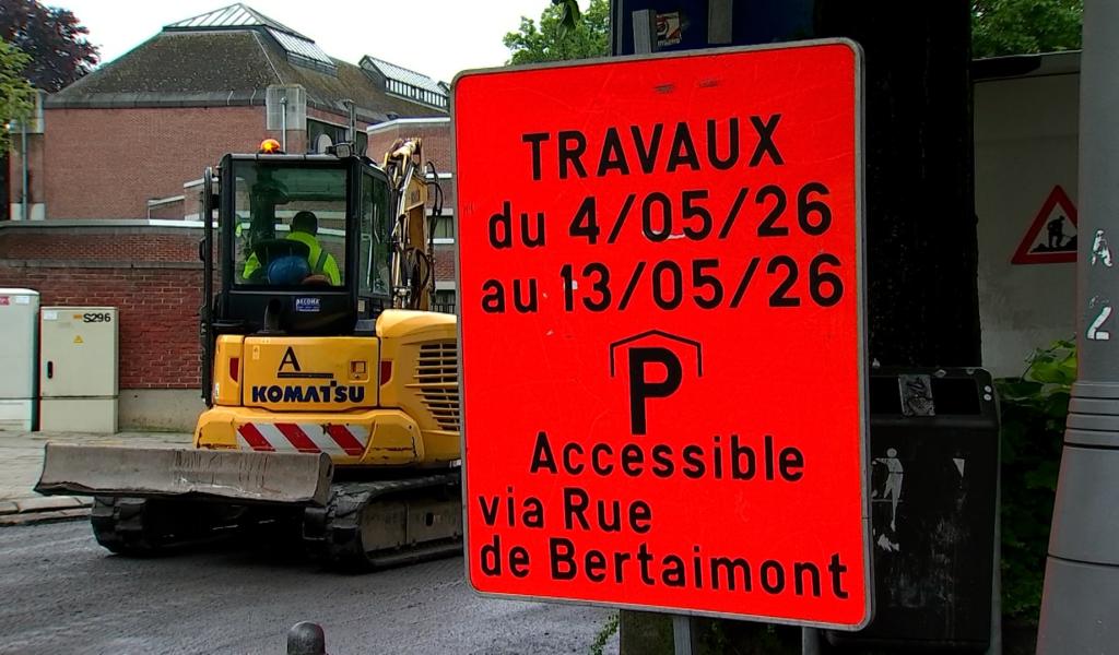 Travaux rue des Arquebusiers à Mons : circulation perturbée jusqu’au 13 mai