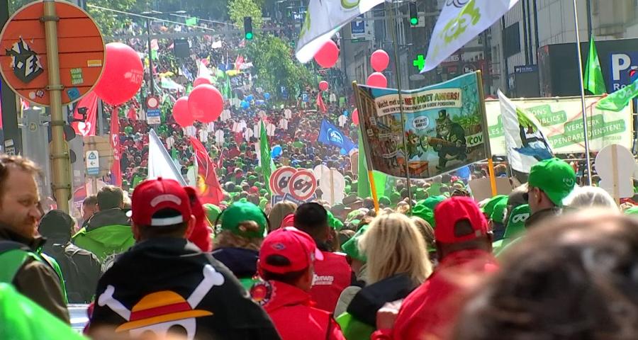 Manifestation nationale : des milliers de personnes se mobilisent à Bruxelles