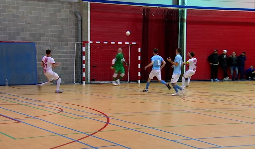 FUTSAL D2- le RAEC St-Odile Mons et Thulin se quittent sur un nul après un beau derby(4-4)