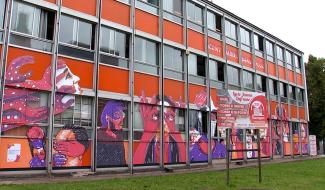 Quaregnon: Une fresque contre le harcèlement