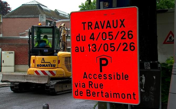 Travaux rue des Arquebusiers à Mons : circulation perturbée jusqu’au 13 mai