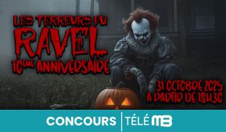 Gagnez des entrées pour les Terreurs du RAVeL !