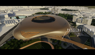 Le futur stade national imaginé à Mons! 