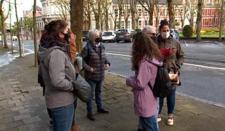 Les inspecteurs sociaux manifestent!