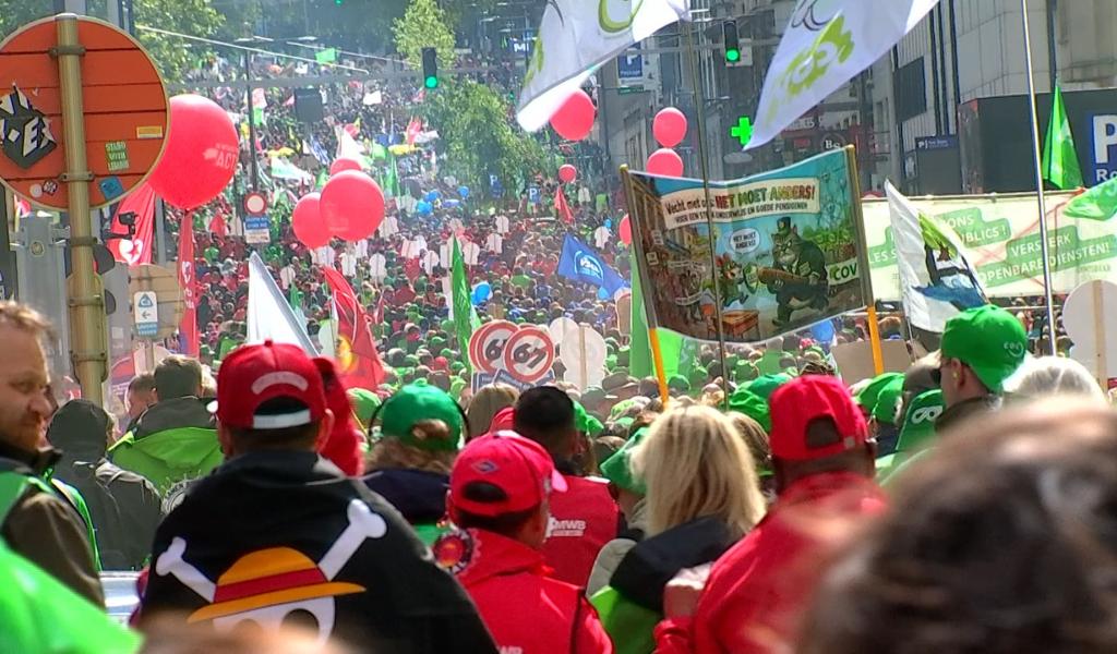 Manifestation nationale : des milliers de personnes se mobilisent à Bruxelles
