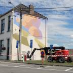 Tertre : une fresque collective prend vie avec l'artiste "Mister Tris"