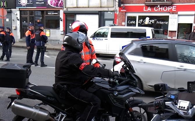 Quiévrain - Une opération de contrôles policiers transfrontaliers de grande envergure
