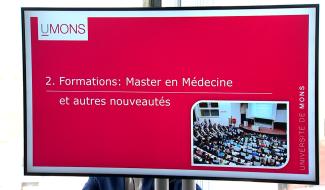 UMons - Master en médecine et déménagement au programme!