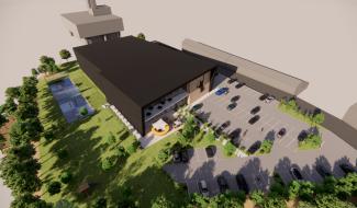 Un important projet de complexe de padel choisi par la commune de Frameries