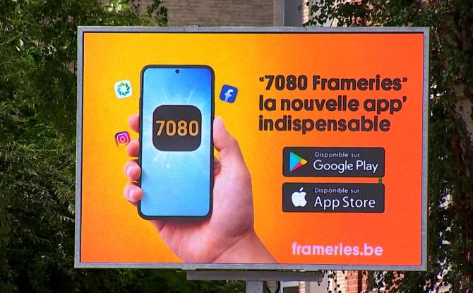 7080 Frameries : un accès aux services communaux depuis son smartphone