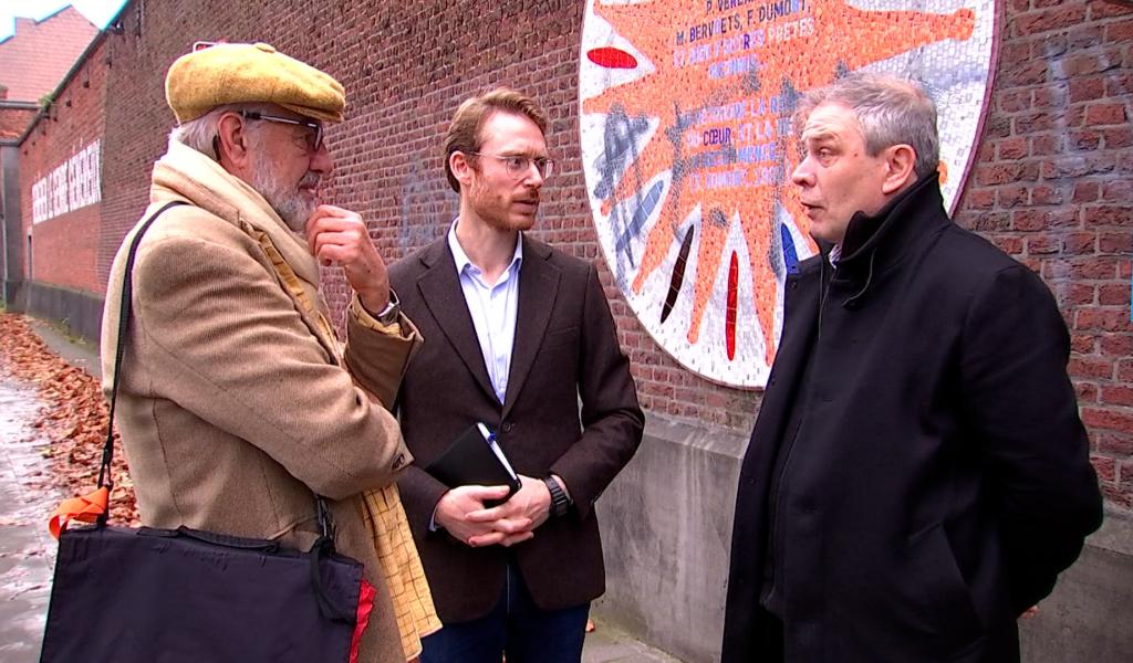 Visite à la prison de Mons pour la journée des Droits de l'Homme