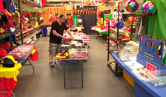 Hornu - Un magasin éphémère pour l'Euro