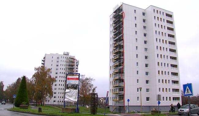 Le logis Saint-Ghislainois célèbre la fin des travaux des tours de la cité Spruyt
