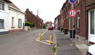 Frameries: un sens unique (en test) à la rue Jules Cousin