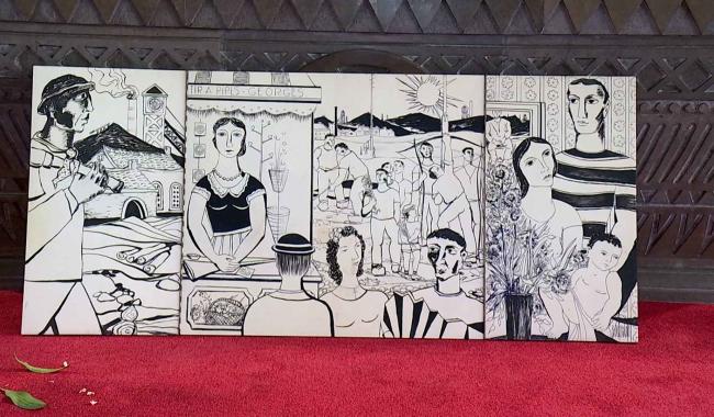 Découverte unique d'un triptyque de Georges Boulmant