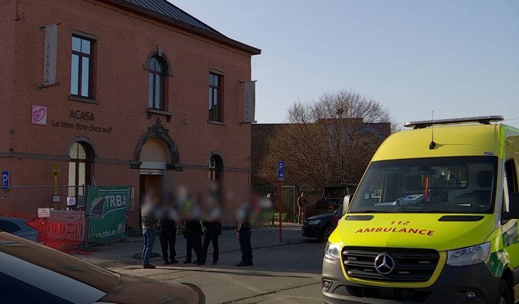 Gros déploiement policier : Fort Chabrol à Cuesmes